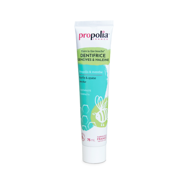 Dentifrice sans fluor apaisant et purifiant, Propolis, Menthe, Anis