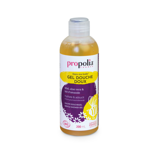 Gel douche doux au lait d'amande et aloé véra