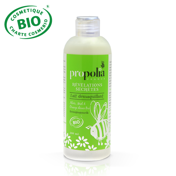 Lait démaquillant à la délicate senteur orangée