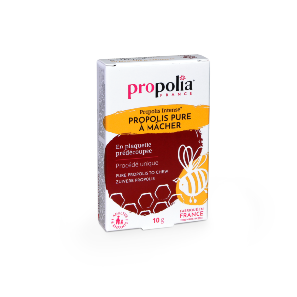 Propolis pure à mâcher en plaquette prédécoupée