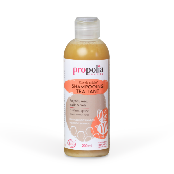 Shampoing traitant propolis, cade et kaolin