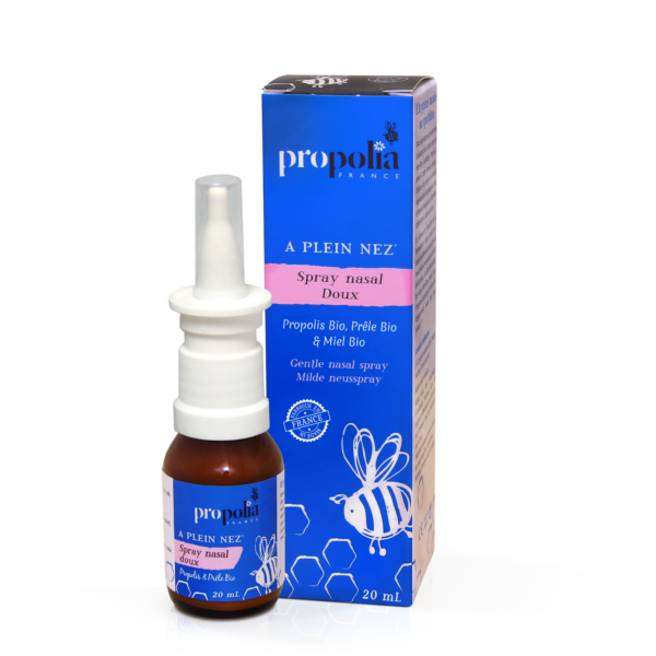Spray nasal doux à la propolis au miel de thym