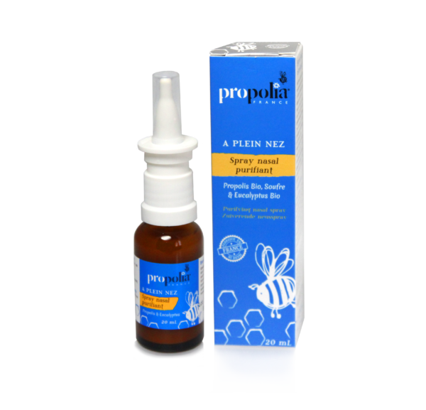 Spray nasal purifiant aux ingrédients végétaux 100% BIO