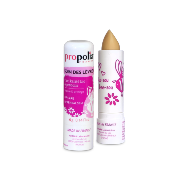 Stick à lèvres Propolis, Karité et Huile d'abricot