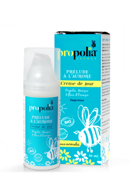 Crème de jour BIO peaux normales cire d'abeilles jojoba et karité