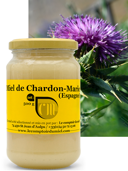 Miel de Chardon-Marie d'Espagne, le Comptoir du Miel