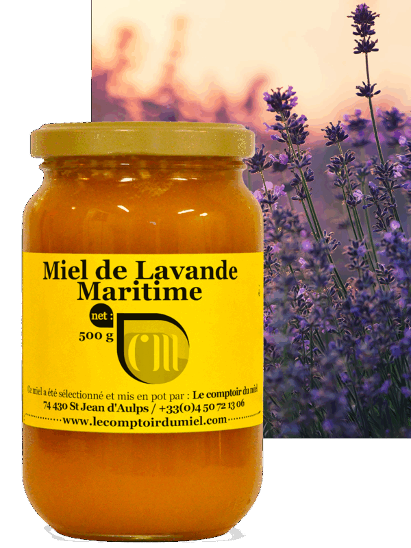 Maritime lavender honey