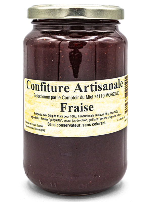 Confiture artisanale de Fraise pot de 430g