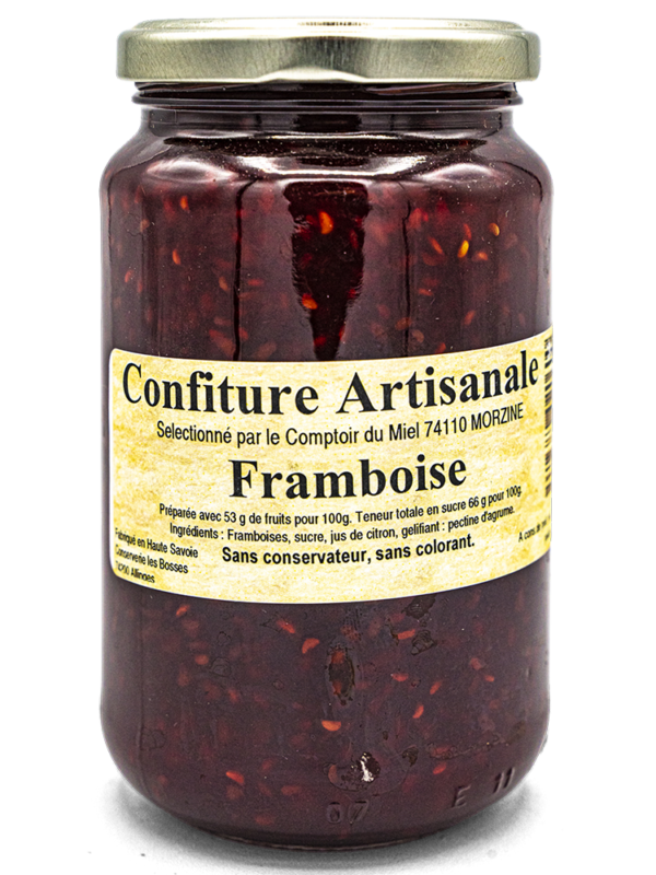 Confiture artisanale de Framboise pot de 430g