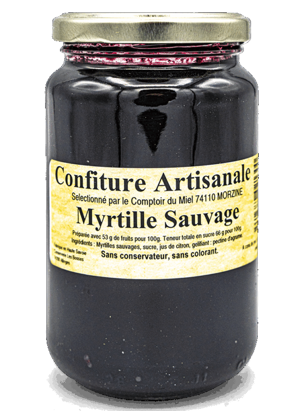 Wild Blueberry artisanal jam 430g jar