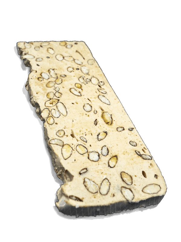 Artisanal almond nougat