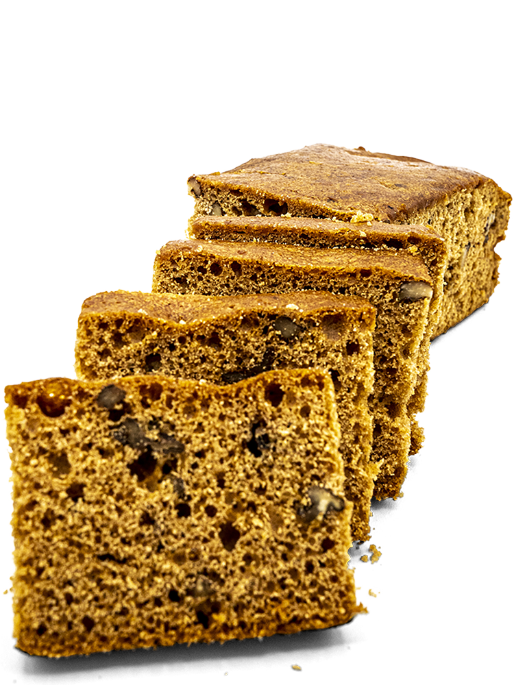 Pain d’épices artisanal riche en miel et morceaux de noix 250g