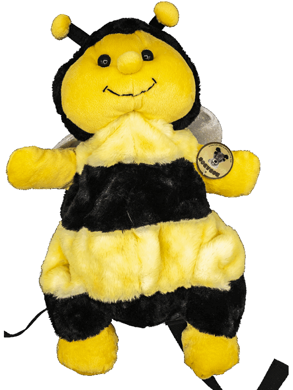 Rodadou plush bee backpack