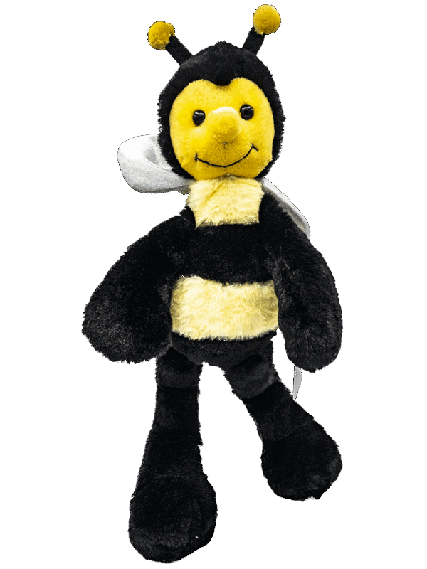 Filou long-legged plush bee