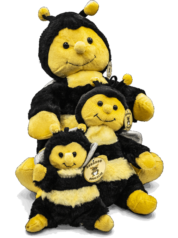 Bee family plush