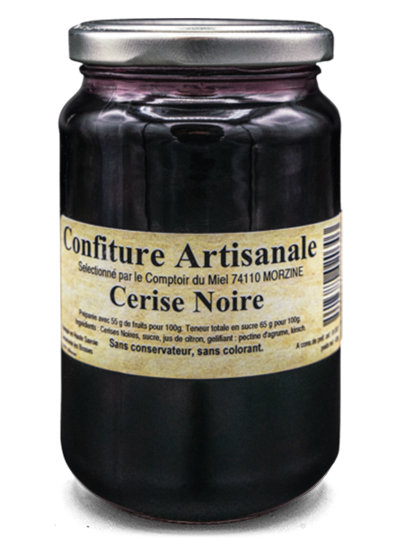 Confiture artisanale de Cerise Noire