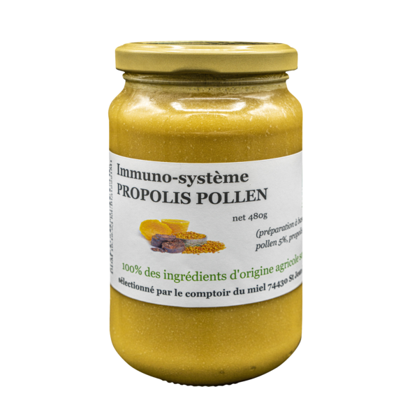 Immuno système BIO - Mélange de Miels, pollen et propolis