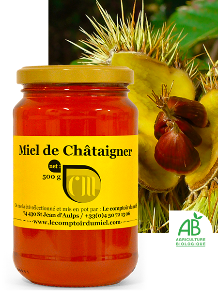 Miel de Châtaignier bio