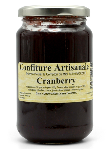Confiture artisanale Cranberry