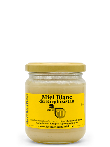miel-blanc-kirghizistan-230g Miel Blanc du Kirghizistan : 230g