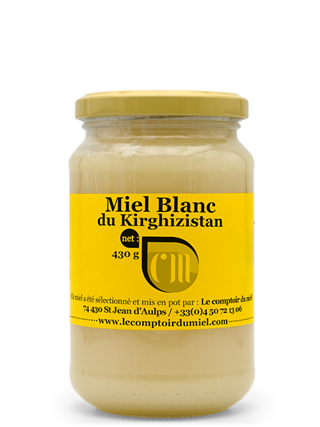 miel-blanc-kirghizistan-430g Miel Blanc du Kirghizistan : 430g