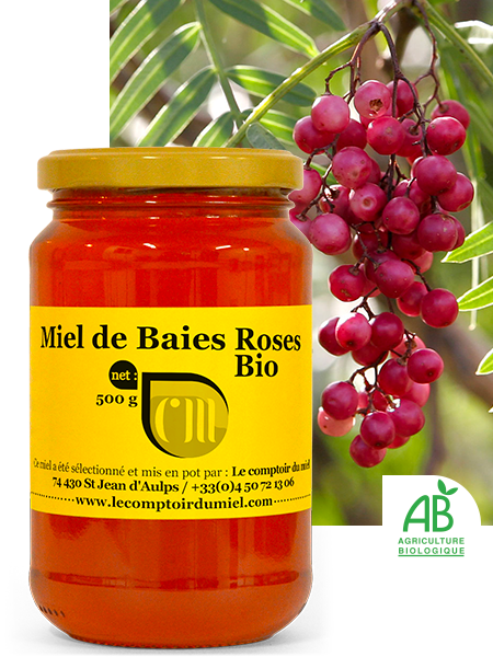 Miel de Baies Roses bio
