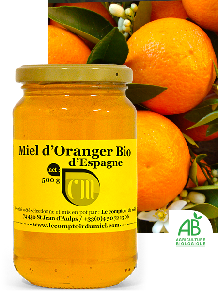 Miel d'Oranger Bio d'Espagne