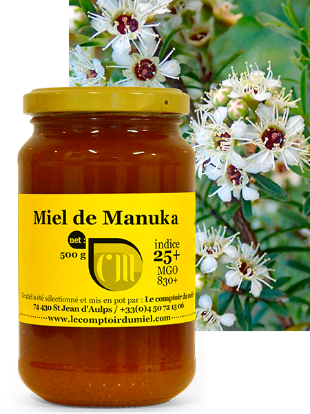 Miel de Manuka indice 25+ MGO 830+